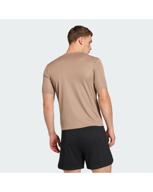 Camiseta Workout Essentials Base Adidas de hombre de color Multicolor