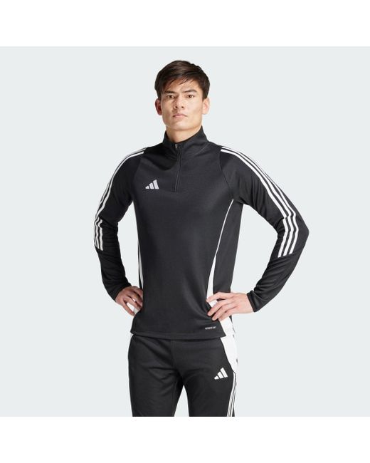 Adidas Black Tiro 24 Training Top for men