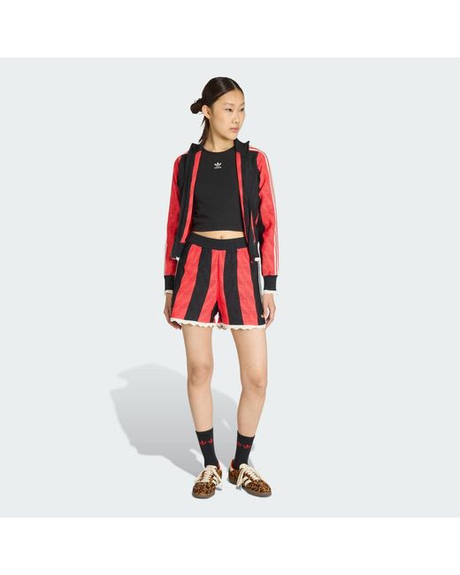 Adidas Originals Red Sweatshirt Adidas Firebird Tracktop/ Semi Lucid