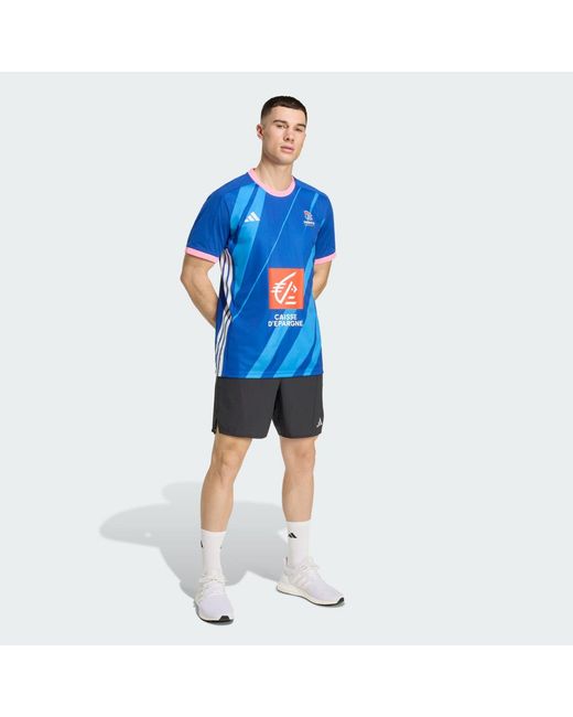 Adidas Blue Ffhb Match Jersey for men