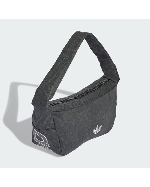Adidas Black Small Shoulder Bag Washed Effect