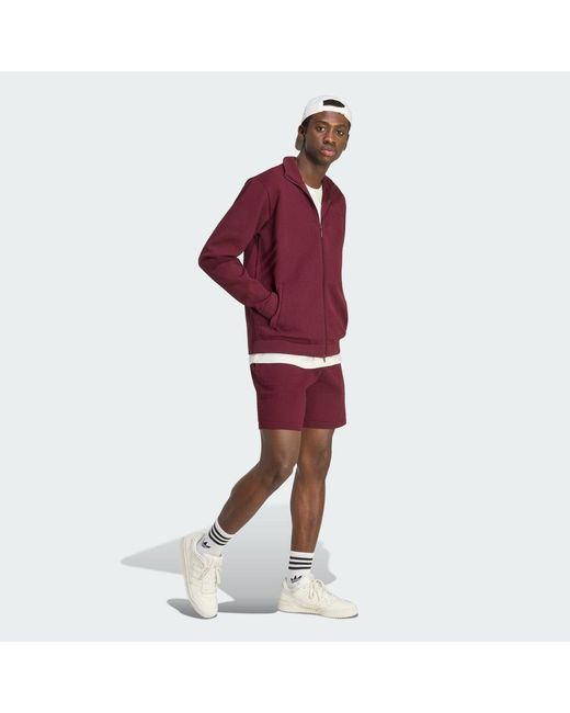 Adidas Red Munich 93 Knit Tracktop for men