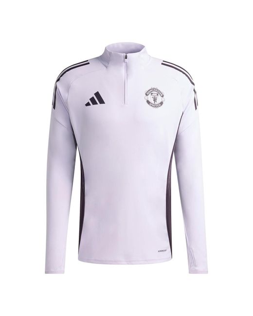Adidas Purple Manchester United Tiro 25 Competition Training Top for men