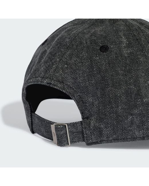 Adidas Black Washed Denim Cap