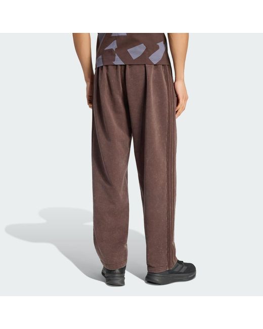 Adidas Brown Amg Washed Wide Pant for men