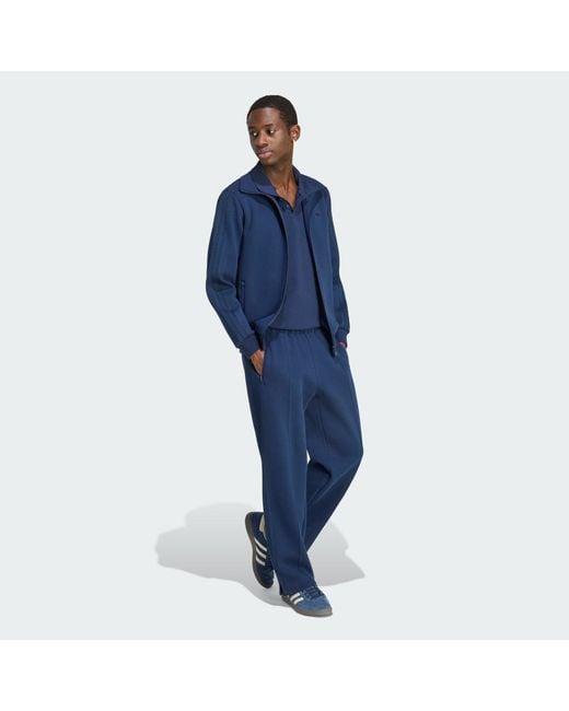 Adidas Blue Beckenbauer Premium Track Top for men