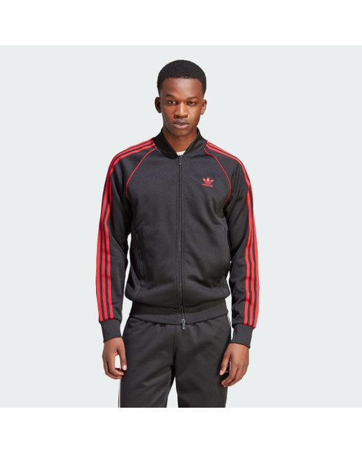 Adidas Black Adicolor Classics Sst Track Jacket for men