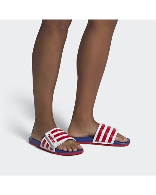 adidas adilette comfort adjustable slides