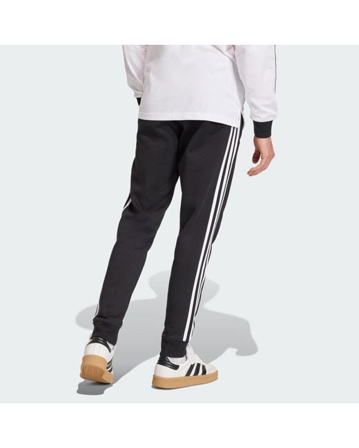 Adidas Gray 3-Stripes Sweatpants for men