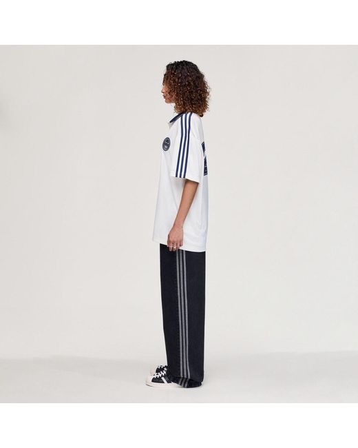 Adidas White Tour Jacquard Jersey for men