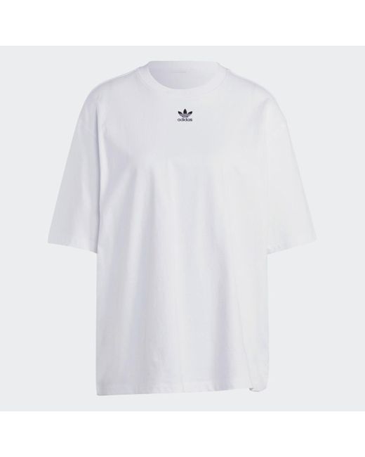 T-shirt adicolor Essentials di Adidas Originals in White