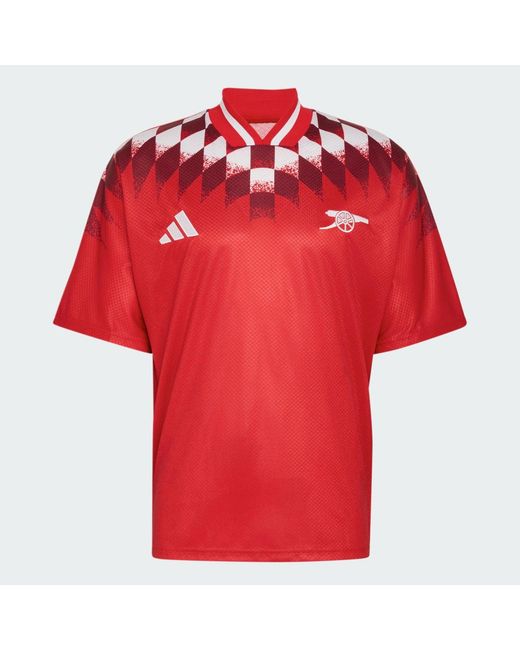 Adidas Red Arsenal Fc Stadium Jersey for men
