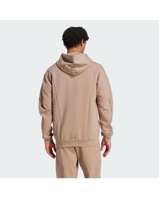 Adidas Natural Designed For Training Full-Zip Track Jacket for men