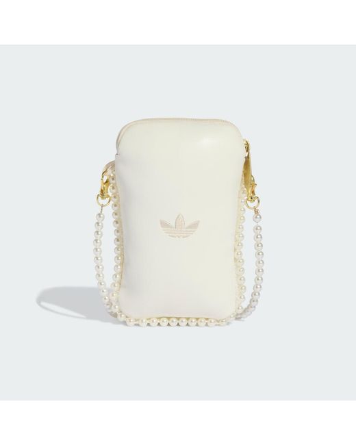 Adidas White Festival Bag With Beads