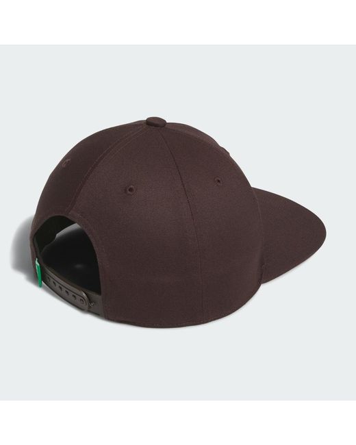 Adidas Brown Originals Golf Tour Archive 5-Panel Patch Hat for men
