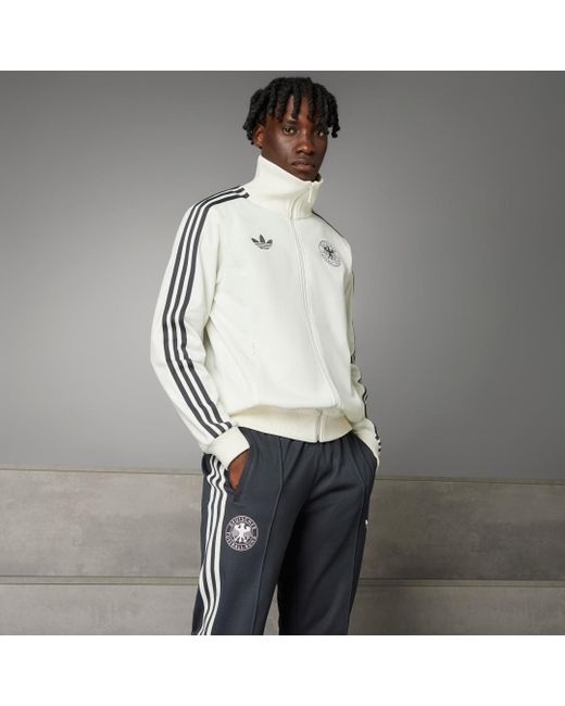 Pantaloni da allenamento Beckenbauer Germany di Adidas in Gray