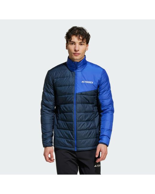Adidas Blue Terrex Multi Light Down Jacket for men