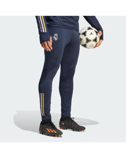 Pantaloni Tiro 23 Pro Real Madrid di Adidas in Blue da Uomo