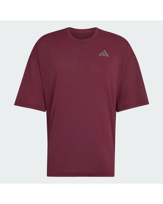 Adidas Red Tennis Climacool+ T-Shirt Pro for men