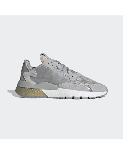 Adidas Gray Nite Jogger Shoes for men