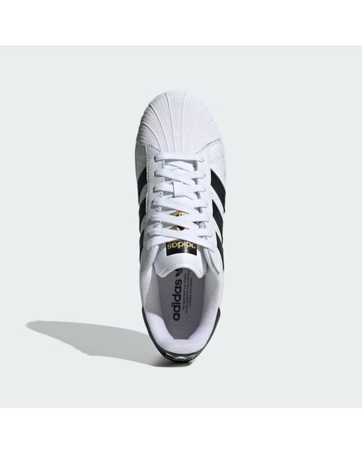 Adidas White Superstar Xlg Shoes