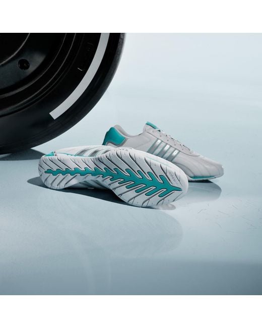 Adidas Blue Adiracer Lo Mercedes Amg Petronas F1 Team Shoes