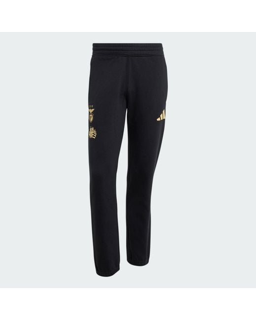 Adidas Black Benfica Lisboa X Vhils Tracksuit Bottoms for men