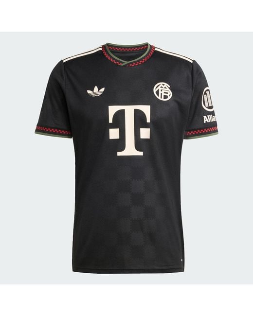 Adidas Black Fc Bayern 25/26 Third Jersey for men