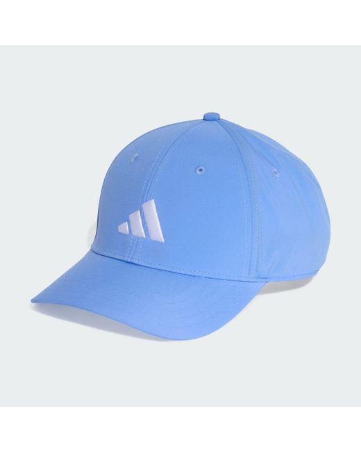 Adidas Blue New Logo Embroidered Baseball Cap