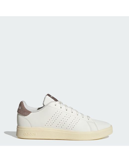 Adidas White Advantage Base 2.0 Shoes