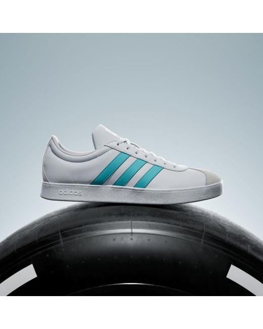Adidas Blue Vl Court Mer Shoes