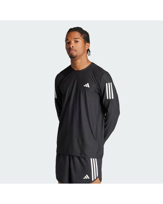 Adidas Originals Own The Run Longsleeve in het Black voor heren