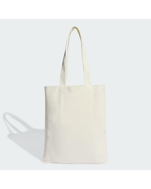 Adidas White Crochet Tote Bag