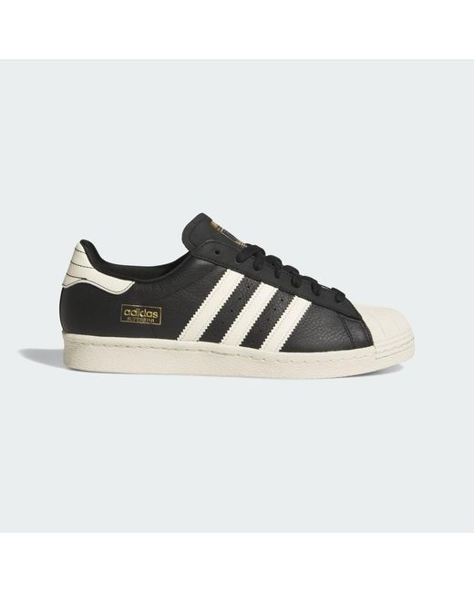 Adidas Black Superstar 80 Adv Trainers for men