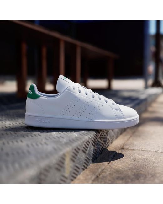 Adidas White Advantage Shoes