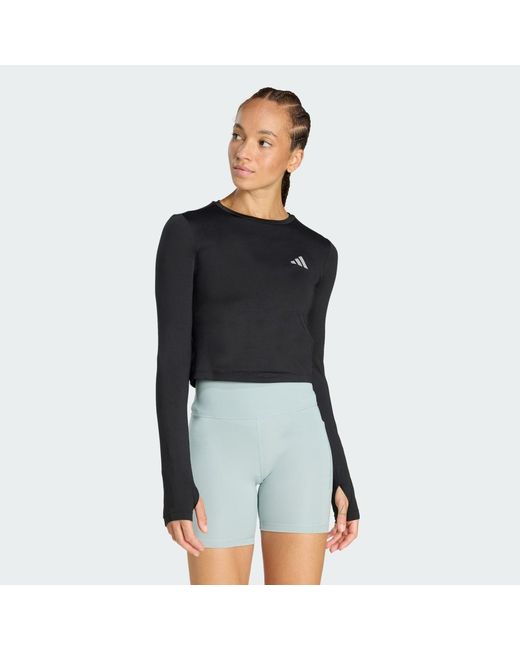 Adidas Black Adi365 Running Essentials Longsleeve Shirt
