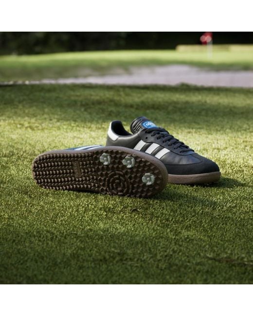 Adidas Black Samba Spikeless Golf Shoes