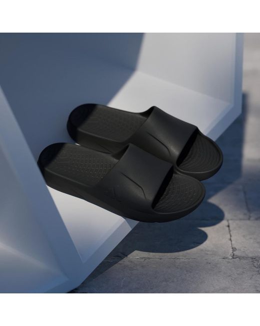 Adidas Black Lightshift Slides