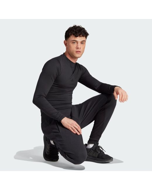 Adidas Black Z.n.e. Premium Tracksuit Bottoms for men