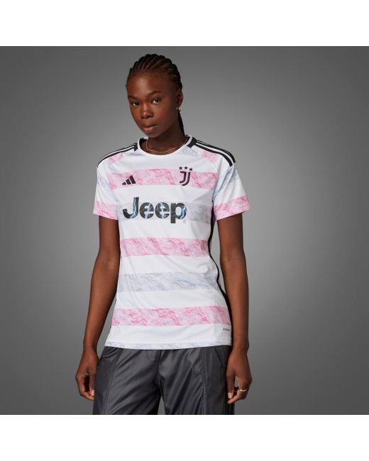 Adidas White Juventus 23/24 Away Jersey