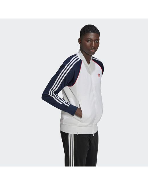 Adidas Black Sst Track Top for men