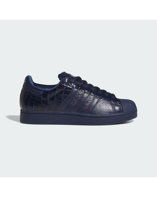 Adidas Blue Superstar Ii Shoes for men