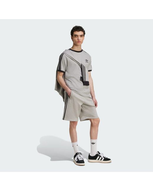 Camiseta Adicolor Classics 3 Bandas Adidas de hombre de color Gray