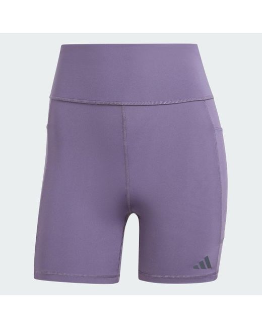 Adidas Blue Own The Run Kurze Leggings