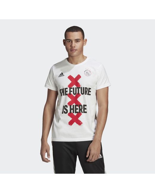adidas Ajax Amsterdam T-shirt in het Wit voor heren | Lyst NL