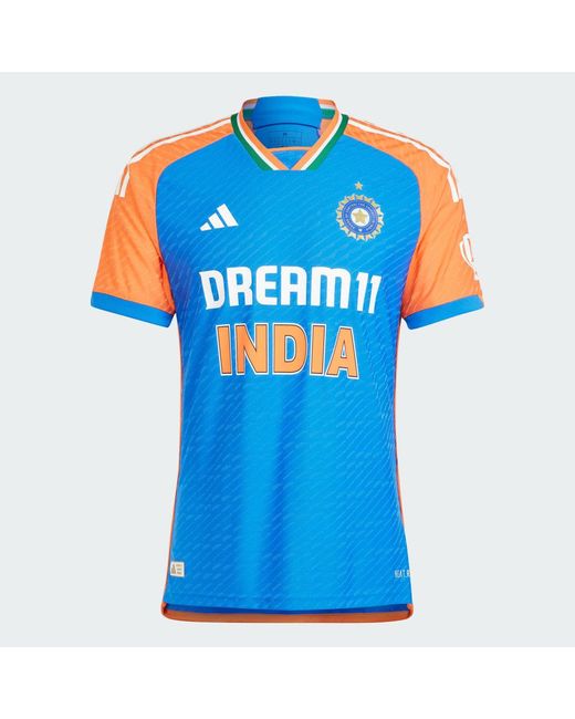 Adidas Blue India Cricket T20I Jersey for men