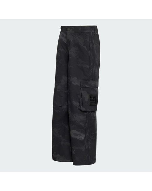 Adidas Black Camo Trousers for men