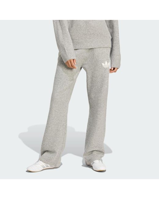 Adidas Gray Originals Athletic Dept Knitted Joggers