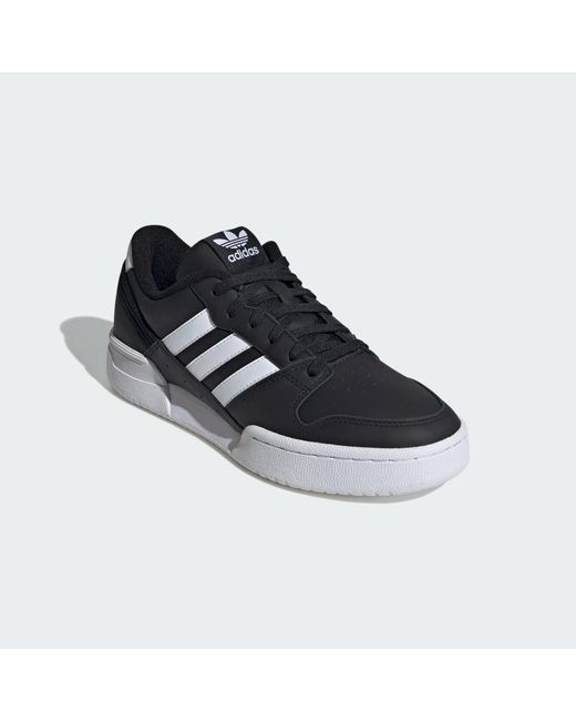 Adidas Black Team Court 2.0 Str Shoes for men