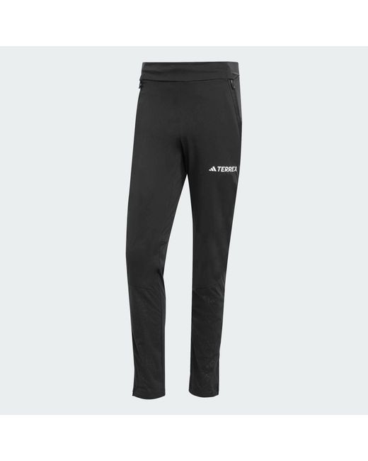 Adidas Blue Terrex Xperior Cross-Country Ski Softshell Joggers for men
